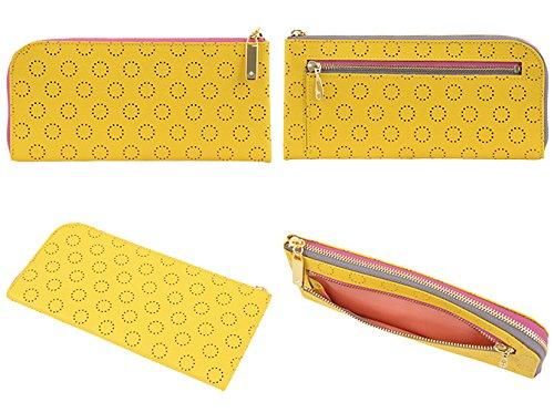 LiBERTE Zipper Long Wallet 0351046 Green L-shaped