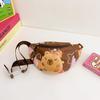 Kawaii Capybara Umhängetasche Kinder Umhängetasche Cartoon Niedlicher Rucksack Cartoon Brusttasche Reisetasche Handtasche Hüfttasche