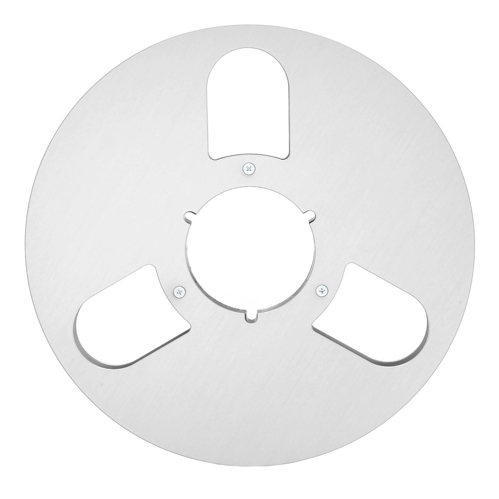 1 4 10 Pollici Bobina Vuota Lega di Alluminio 3 Fori Nastro Sonoro Bobina Aperta Bobina Vuota Parte di Macchina di Apertura per TEAC argento