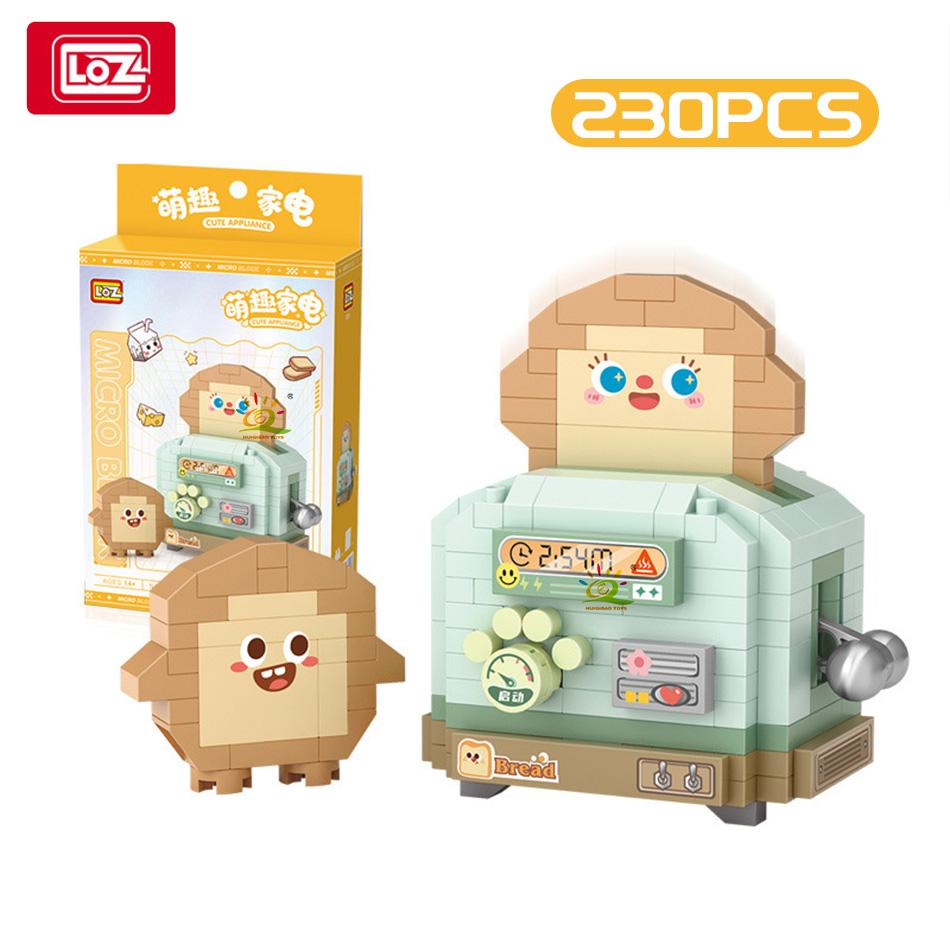 

LOZ DIY Mini Refrigerator Fan Model Construction Brick Collection Creative Television Decoration Bricks City Playthings designed for Adult Children with box
