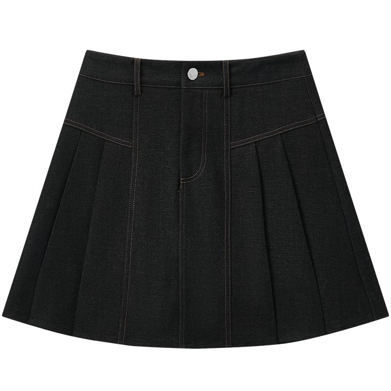 Eichitoo Women s High-Waisted Pleated Skirt L