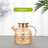 Drinkware Transparent Kettle Teapot Glass Water Jug With Lid Beverage Dispenser Juice Container Heat Resistant Cold Jugs Kitchen