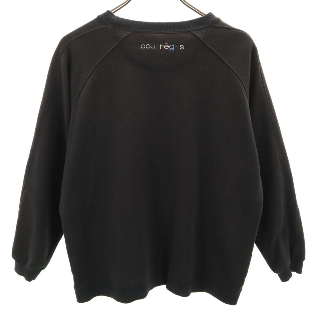courreges Long sleeve sweat trainer 160A black Kid's Used