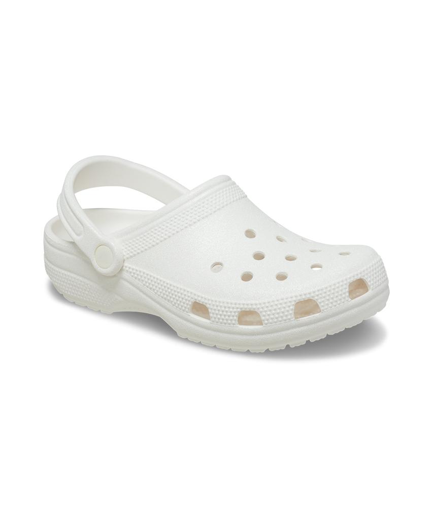 Zoccoli Crocs Classic Glitter - Bianco / 205942-100