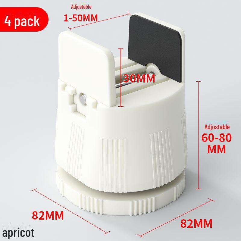 Adjustable Furniture Feet: Heightened Bed, Table, Sofa & TV Cabinet Support Pads