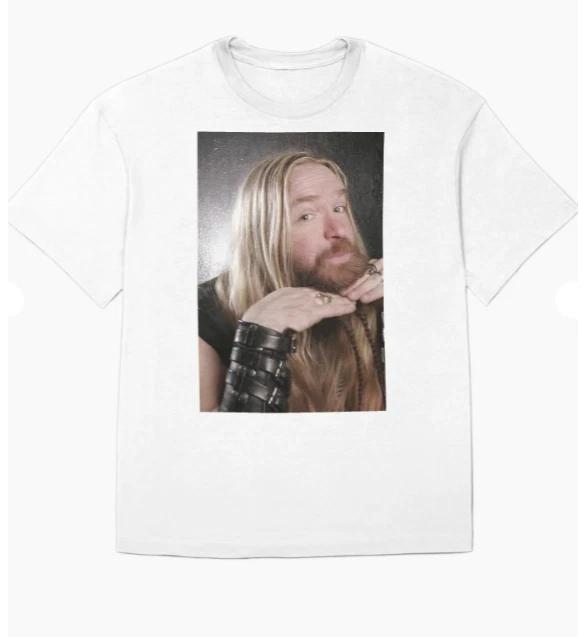 Zakk Wylde Cute White T-Shirt S
