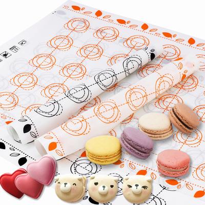 Silicone Baking Mat Non-Stick Macaron Fondant Bakeware Cookie Pad Oven Home for Cakes Pastry Tools Rolling Dough Mats