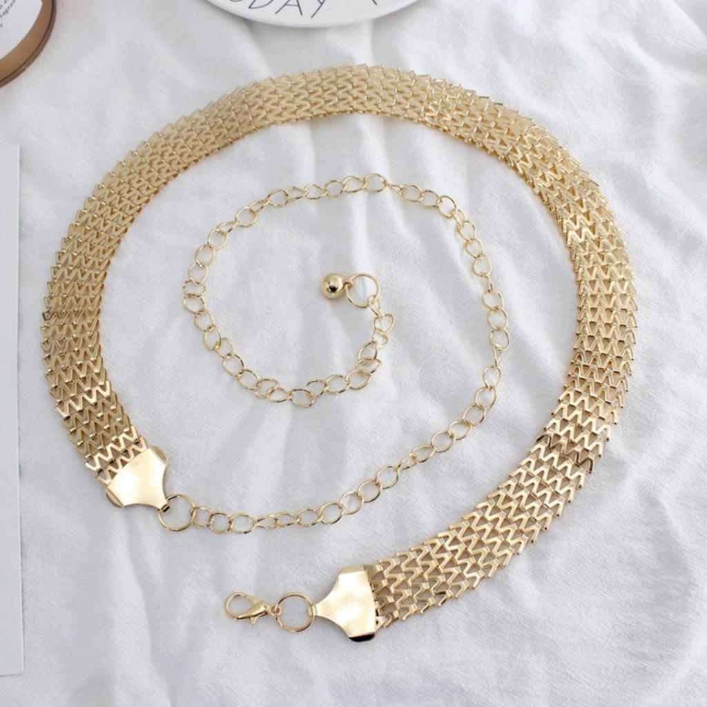 European & American Retro Metal Waist Chain - Women's Versatile Body Accessory