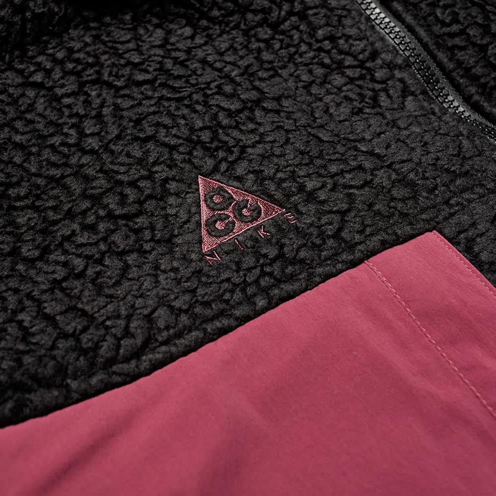 Nike ACG Colorblock Athleisure Casual Sports Stay Warm Fleece Stand Collar Jacket Black Men's CT2949-010