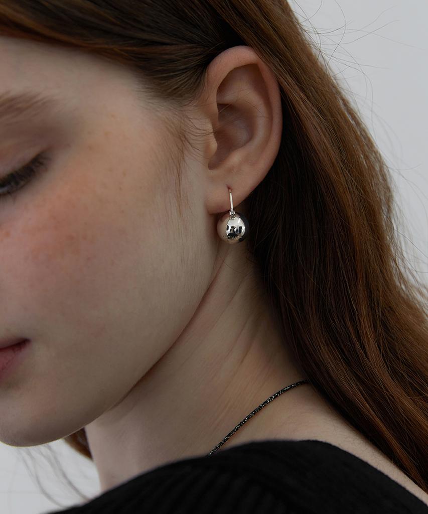 Tatiana Imprint Ball Hoop Earrings Ec1961