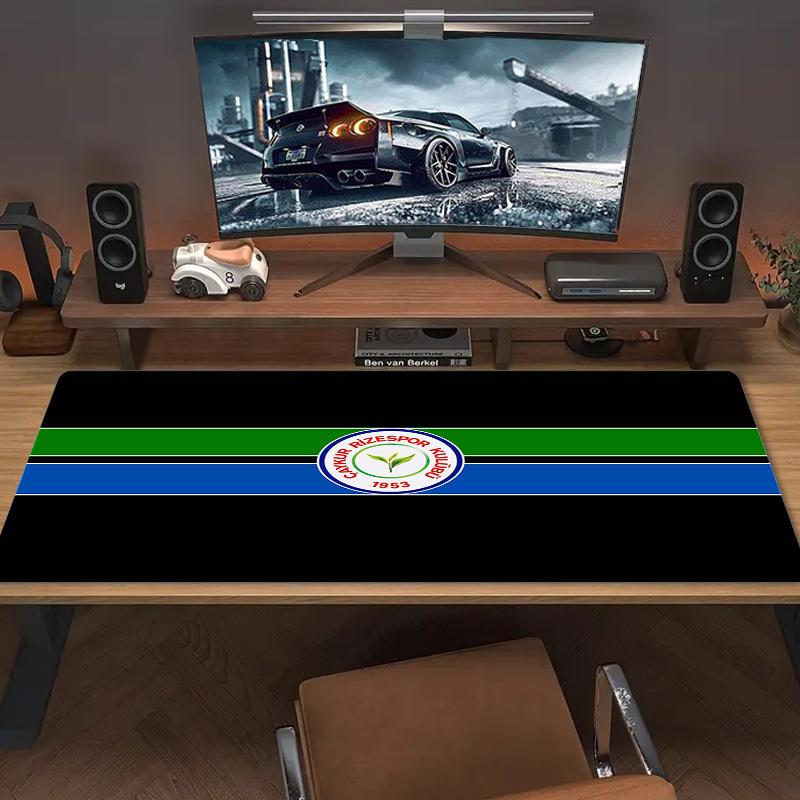 Caykur Rizespor Color Mouse Pad Large Gaming Table Cushion Non-slip Laptop Tablet Big Mousepad XXL Mat Mini PC Playmat With Lock edge