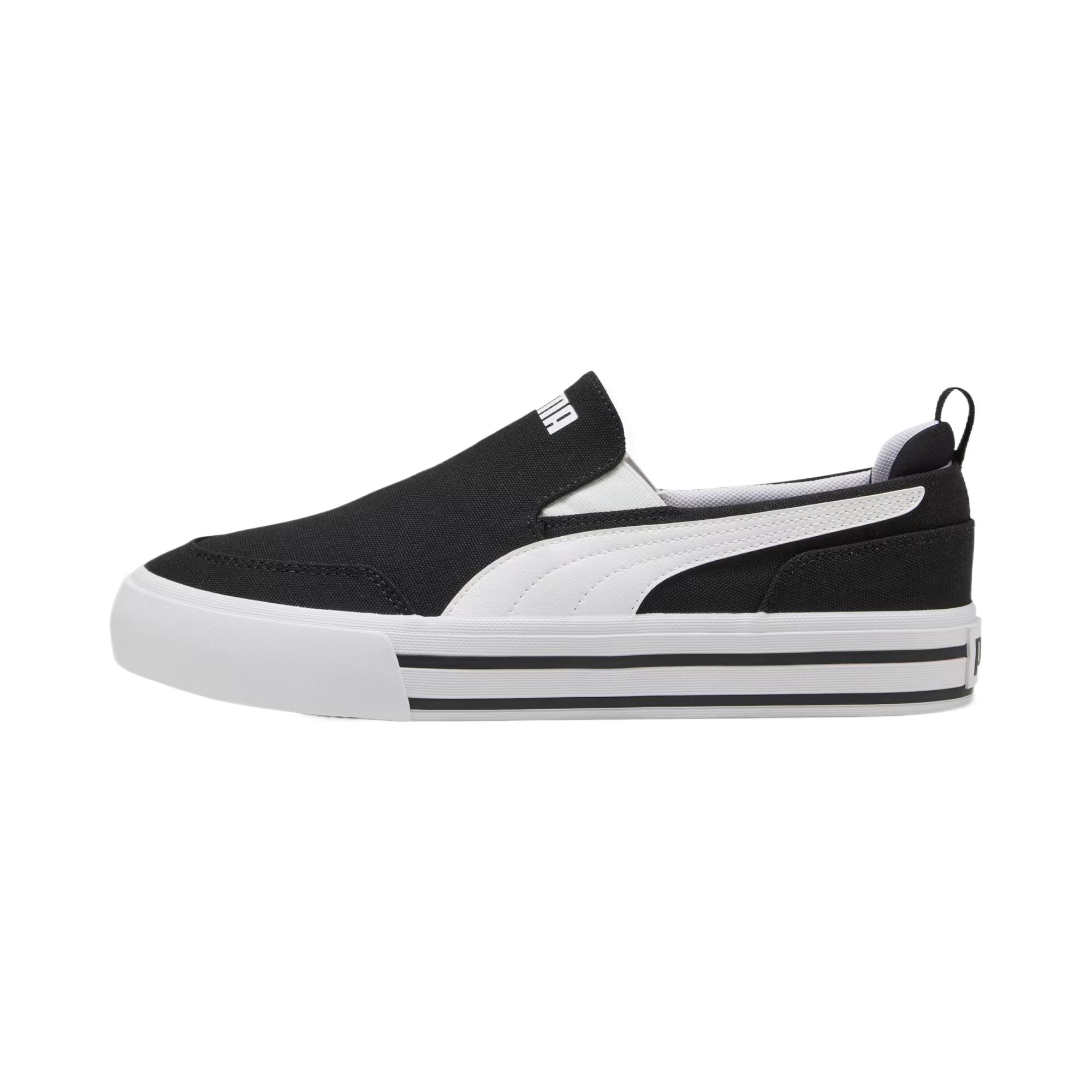 

Puma Court Classic Vulc Slip On Черно-белые унисекс кроссовки 400216-02 35.5