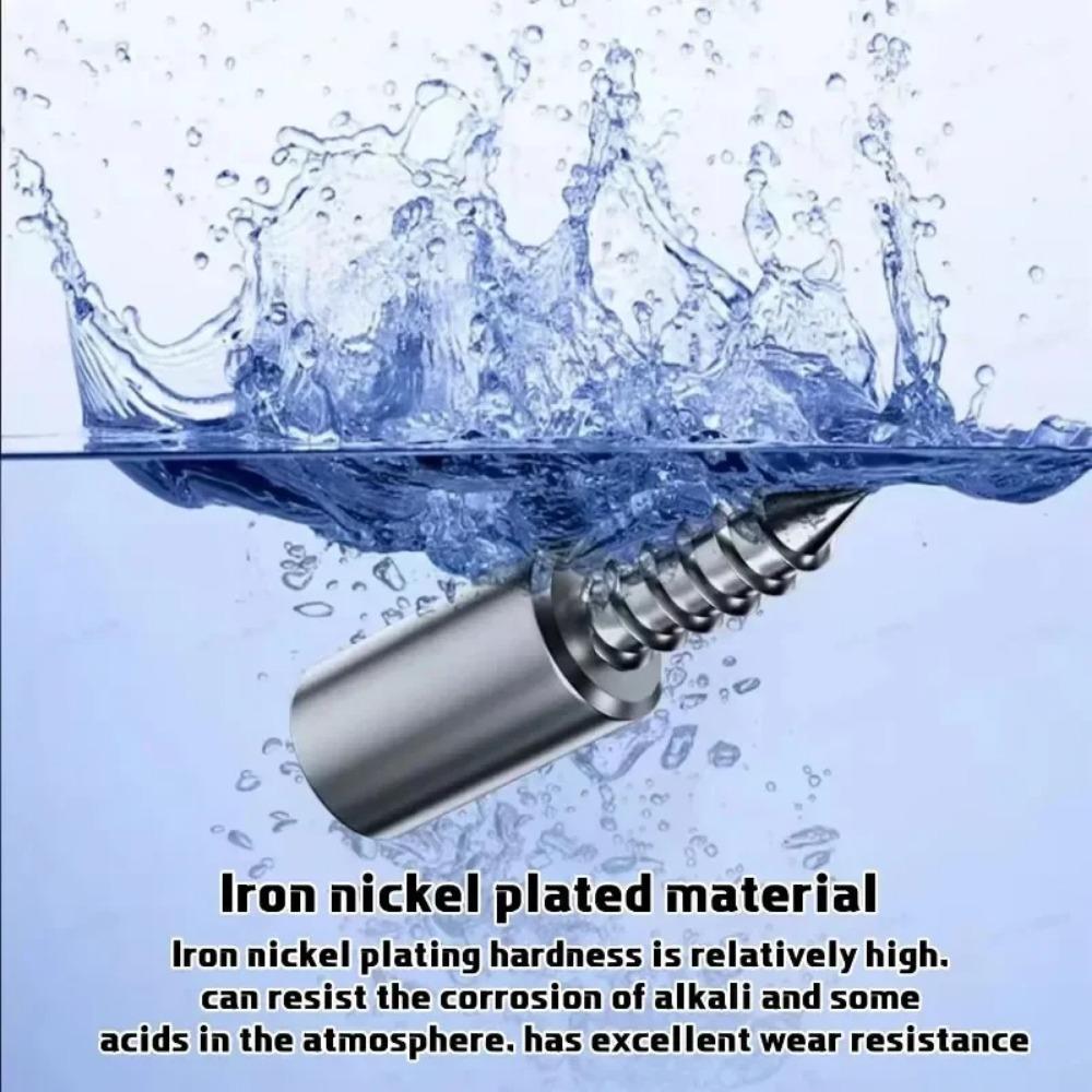 20-200pcs Cross Self-tapping Screw Laminate Support Cabinet Wardrobe Storage Rack Septum Screw Fixed Bracket with Rubber Sleeves