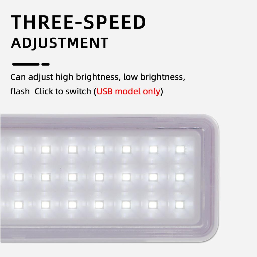 Us/Uk Plug Led Emergency Light Flashing Magnet Work Light Rechargeable For Home Usb 30led Household Portable Three Speed Dimming
