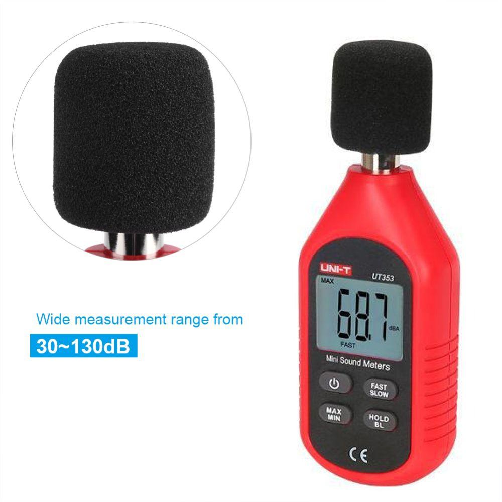 30dB to 130dB Range Noise Decibel Meter Portable SPL Meter Office Noise Monitoring