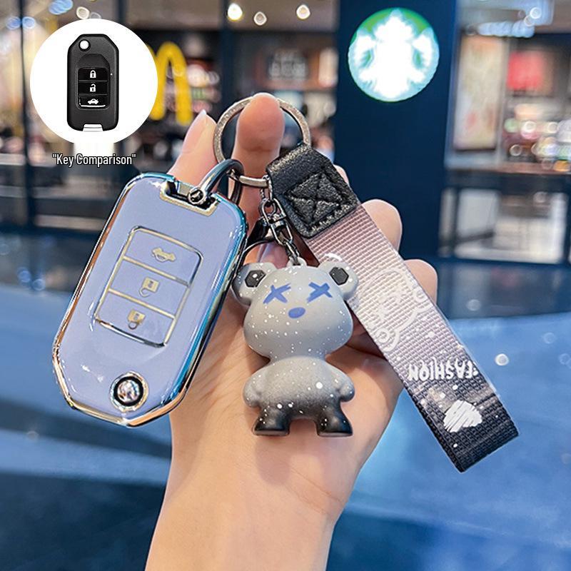 Compatible BTXRV Key Case for CRV, Accord, Civic, Binzhi, and Spirior - High-Grade Protective Shell.