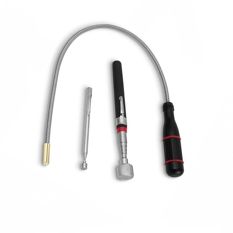 Telescopic Magnetic Pickup Tool with Light