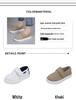 Korean Style Low-Top Leather Slip-On Loafers for Boys & Toddlers - Soft Sole Casual Shoes