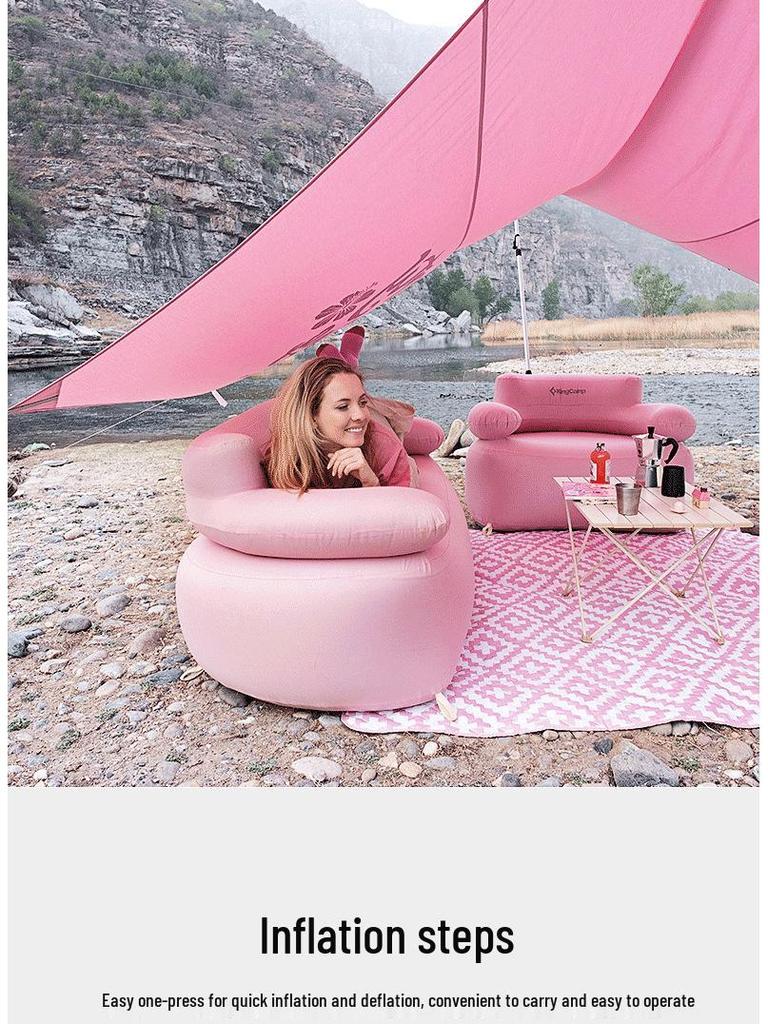 KingCamp Double Camping Inflatable Sofa Chair Mattress