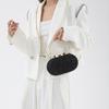 PU Leather Glittering Evening Bag Wedding Crossbody Handbag Purse for Parties