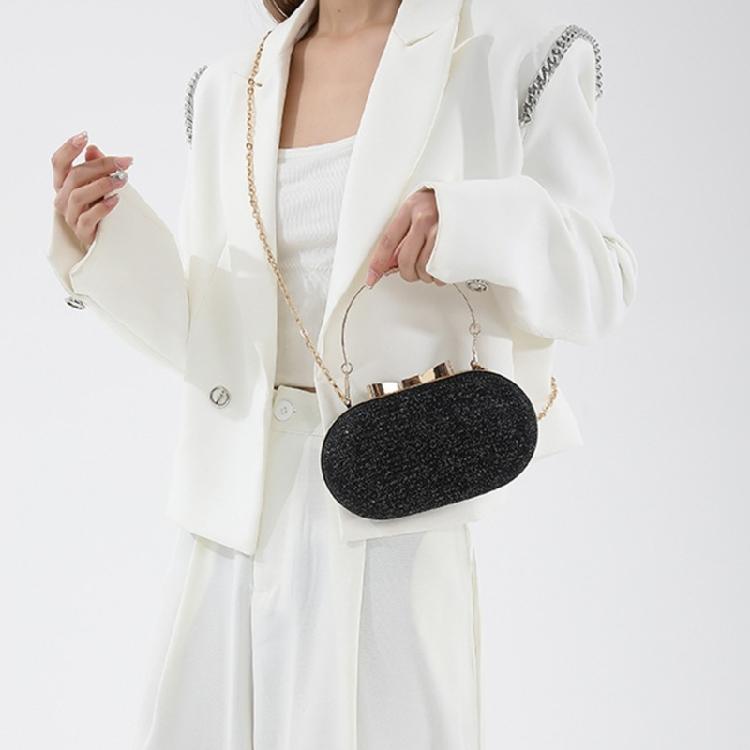 PU Leather Glittering Evening Bag Wedding Crossbody Handbag Purse for Parties