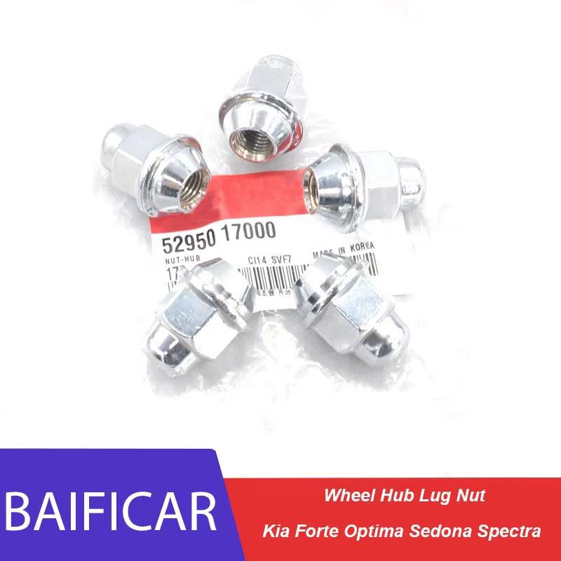 Baificar Brand New  Wheel Hub Lug Nut 52950-17000 5295017000 For 2004- Kia Forte Optima Sedona Spectra 4 PCS
