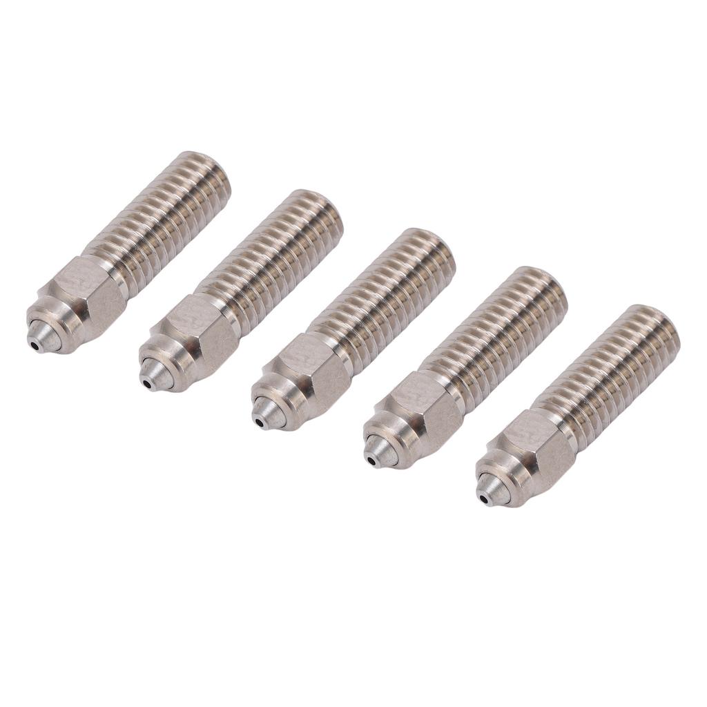 5 Stück 3D-Drucker Bimetall MY Düsen Ersatz für Creality K1 K1 MAX CuCrZr Gehärteter Stahl Unterstützung