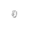 Zircon Infinity Love Mobius Earrings - Elegant 8-Shaped Clips