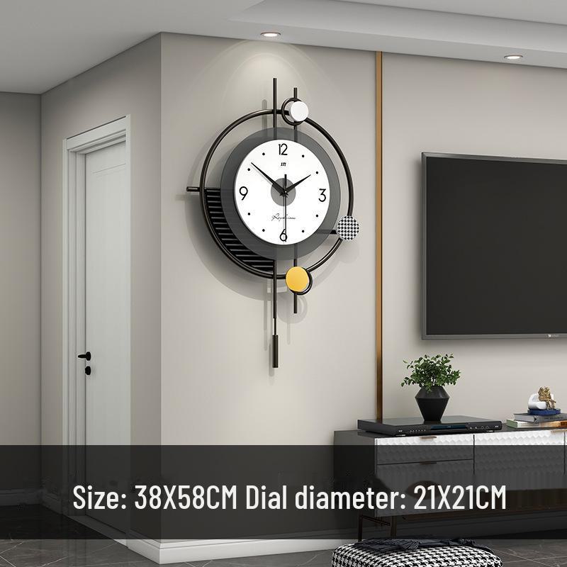 

Современные бесшумные настенные часы для гостиной - стильные декоративные часы