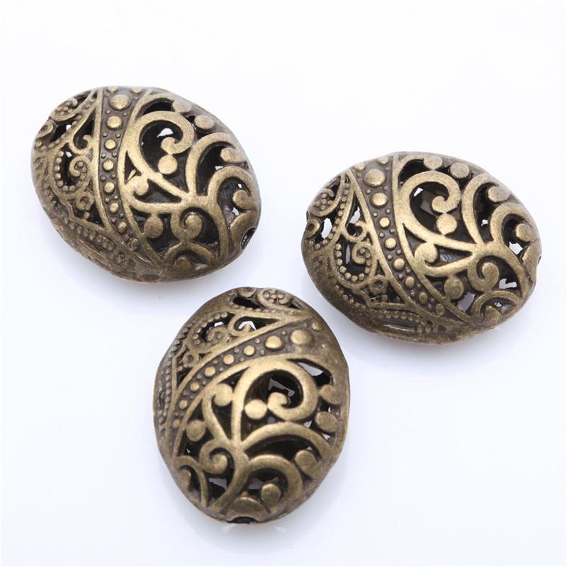 10Pcs Latest Antique Tibetan Silver Ellipse Shaped Hollow Spacer Beads 10Pcs Latest Antique Tibetan Silver Ellipse Shaped Hollow Spacer Beads