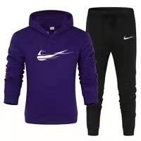 Nuovo Pullover Casual Sportivo Autunno e Primavera Felpa con Cappuccio Stampata Moda Uomo