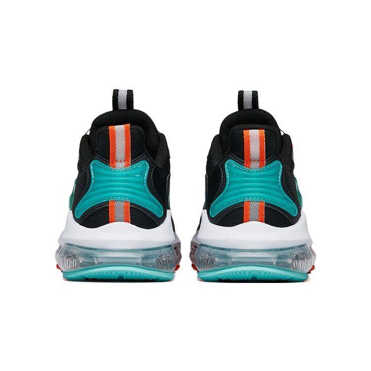 Anta Kids UFO 4.0 Non-Slip Shock Absorbing Wear-Resistant Casual Shoes Kids Casual Shoes Black Green 312235588-6