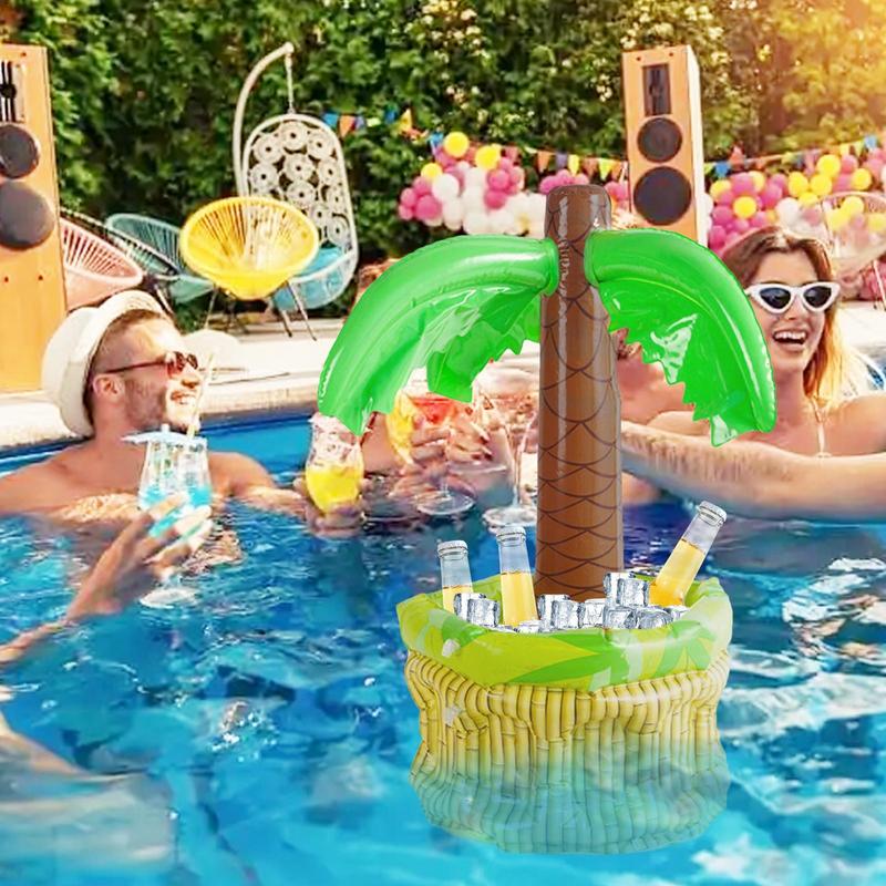 Inflatable Pool Cooler Summer Cactus Ice Bucket Inflatable Cooler Chill Drinks And Fruits Beverage Container Cooler For Outdoor