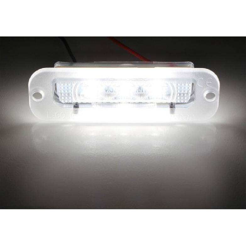White CAN-bus LED License Plate Lights For 90-12 Mercedes W463 G500 G550 G-Class