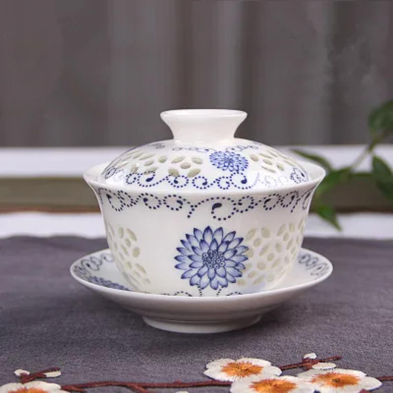 

Китайский супник, набор чайных чашек, керамический набор чашек и блюдец для чая кунг-фу, посуда для напитков