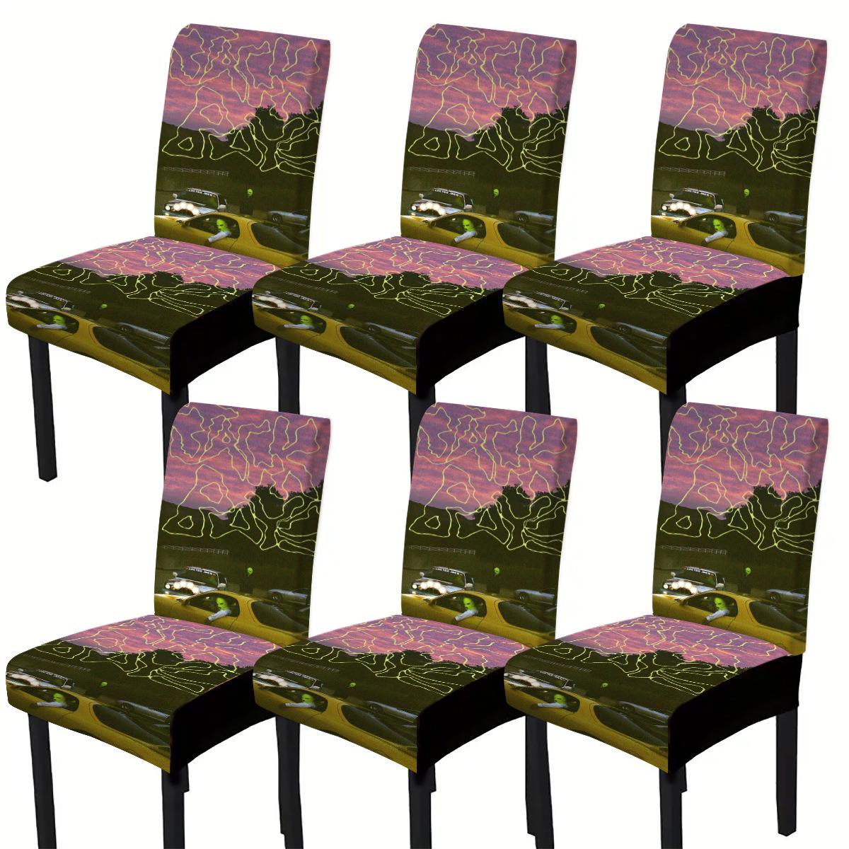 

Праздничный чехол на стул с эластичной тканью для обеденных, гостиничных или садовых стульев