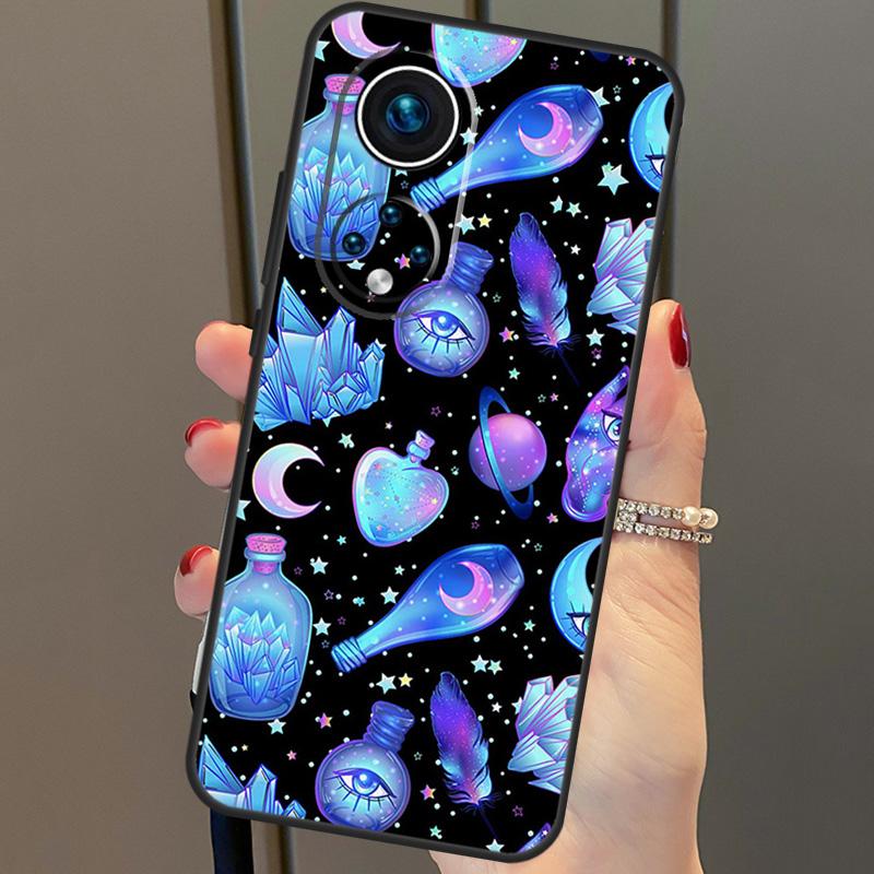 

Occult Witchcraft Moon Gothic Witch Cover For Honor 90 70 50 Magic 6 Pro Magic 5 Lite Honor X6a X7a X8a X9a X8b X9b X8 X9 Case Honor 90 Lite