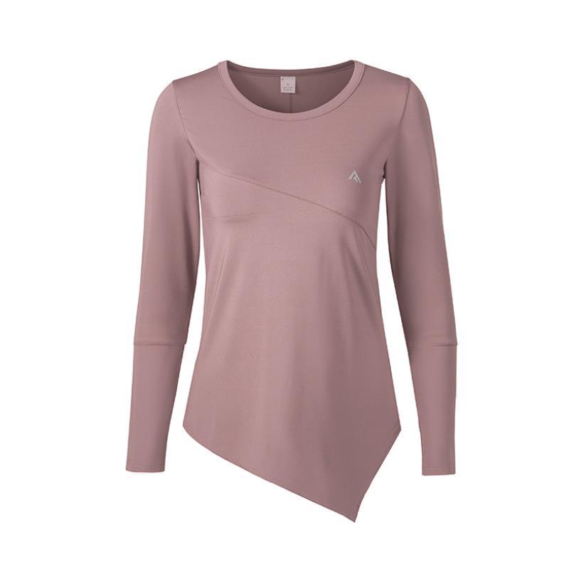 Women's Quick-Dry Long Sleeve Sports Top - Lightweight Yoga Wear, Sweat-Absorbing Fitness Tee
