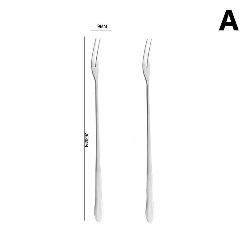 

2 шт. вилки для солений из нержавеющей стали, ложка с длинной ручкой, захват для солений в банке, вилка для консервирования, вилка-ложка, вилка для фруктов из нержавеющей стали