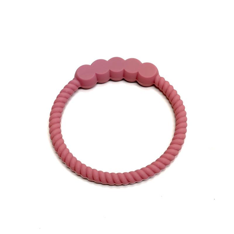 1/9pcs Children s Teether Silicone Animal Round Silicone Teether Teething Stick Baby Teething Bite Toys Bracelet