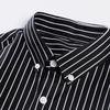 TUCANO Men's Business Casual Striped Lapel Shirt
