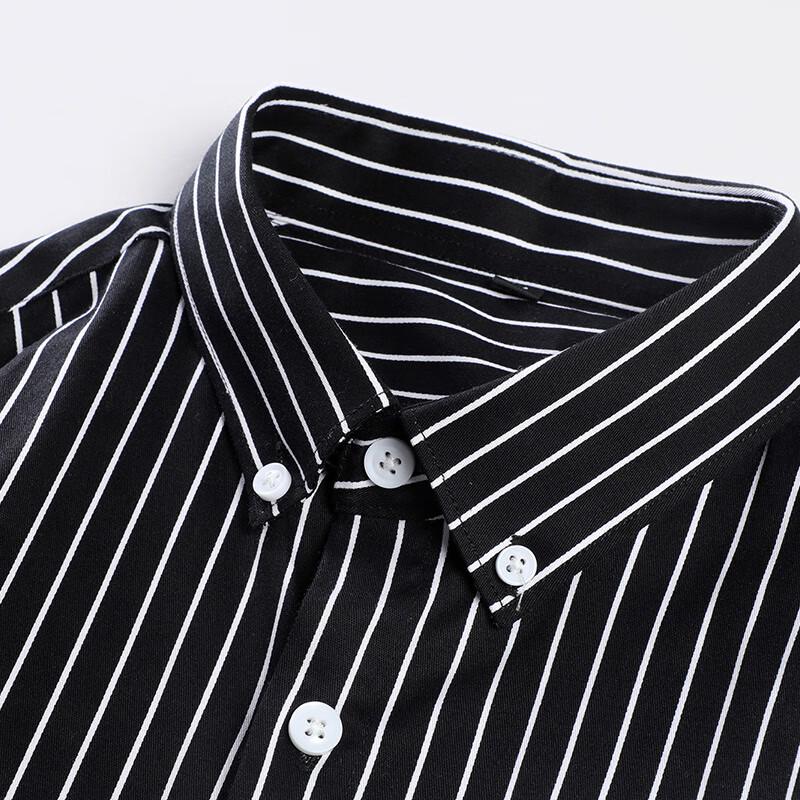 TUCANO Men's Business Casual Striped Lapel Shirt