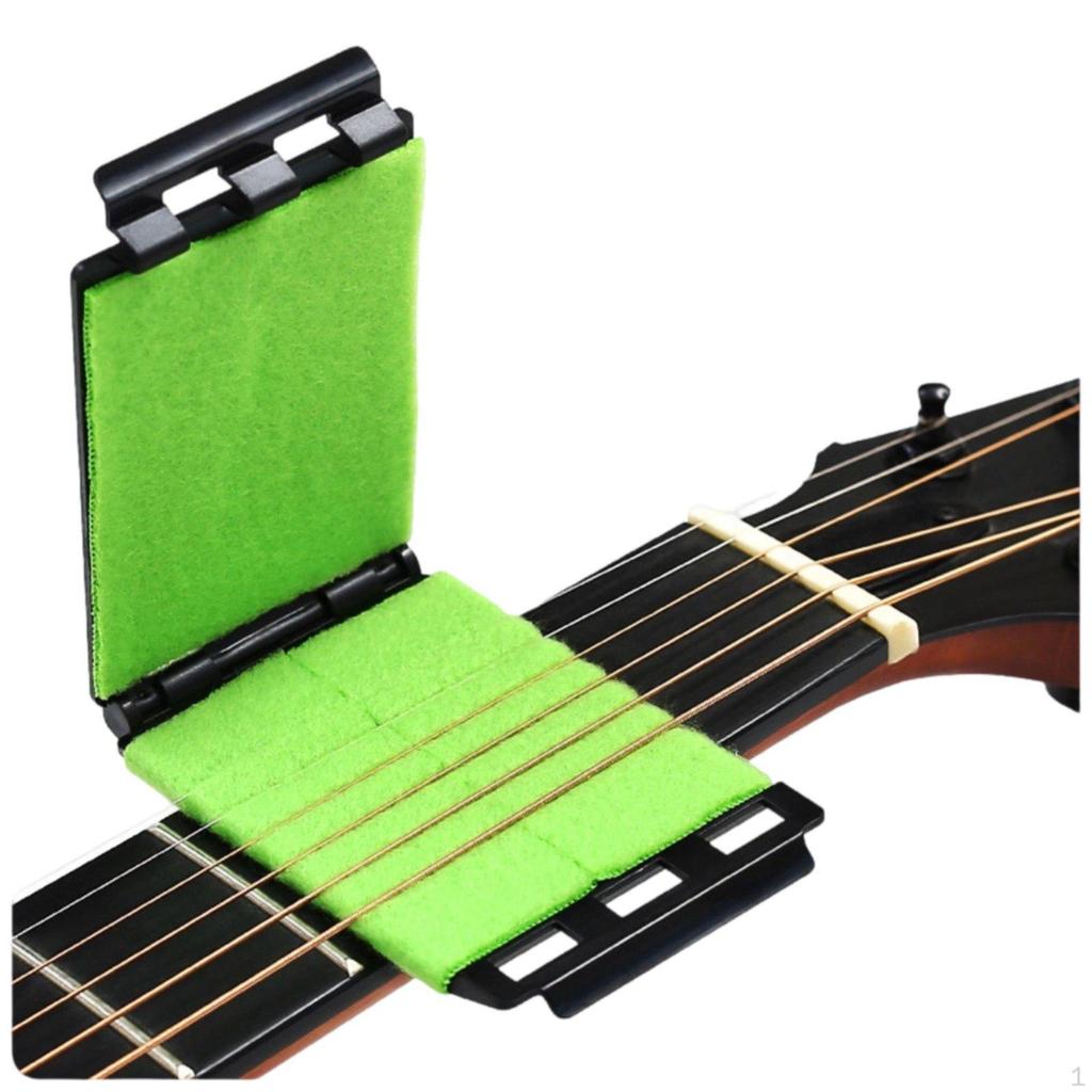 Guitar String Cleaner AntiRust Scrubber Portable Design Fretboard Cleaning Tool for
