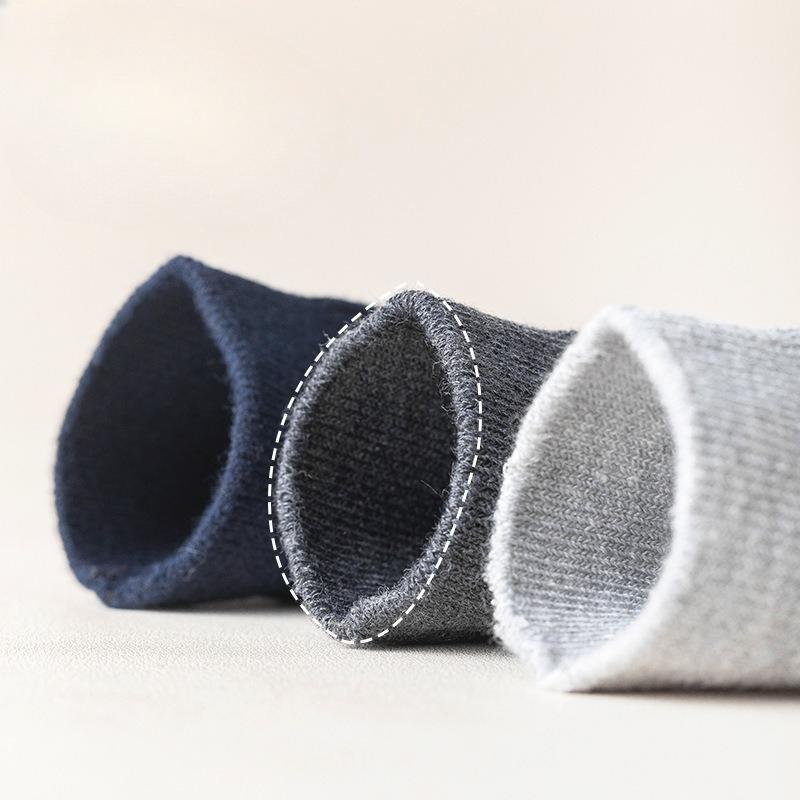 Men's Mid-calf Socks, Spring and Autumn Sports Anti-odor Long Calf Socks, Four Seasons Thin Double-needle Classic Long Socks