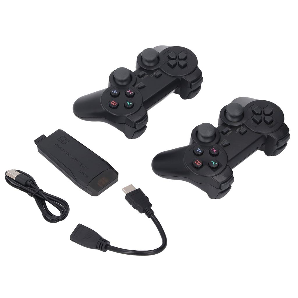 Bezdrátová retro herní konzole 4K duální 2,4 GHz 20 000+ her 9 emulátorů Retro video herní hůl s