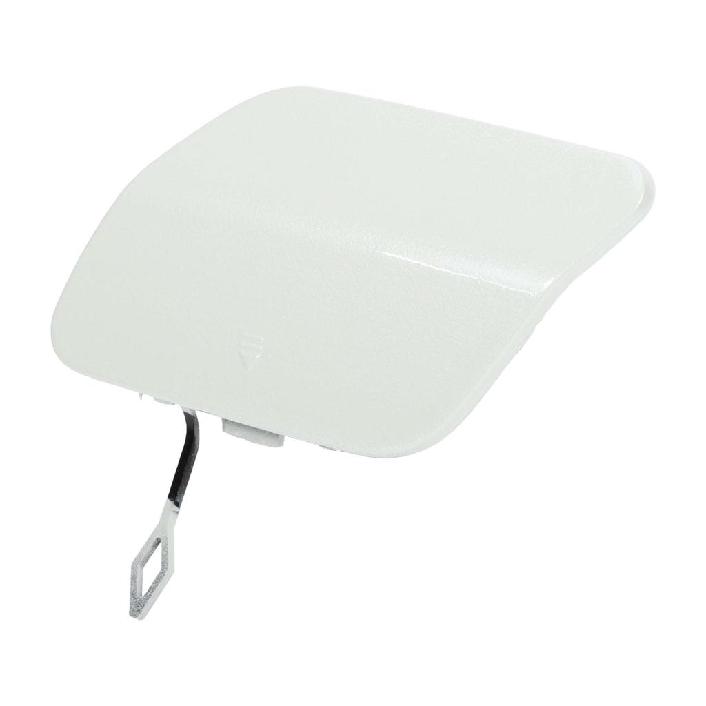 ACROPIX Rear Right Passenger Car Bumper Toe Hook Cover Cap for Mercedes Benz Diamond 1 Piece C-Class 2015-2020, White,