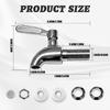 Corrosions Resistant Stainless Steel Faucet Tap For Beverage Dispenser Smooth Flows Control Suitable For Brewing Equipment