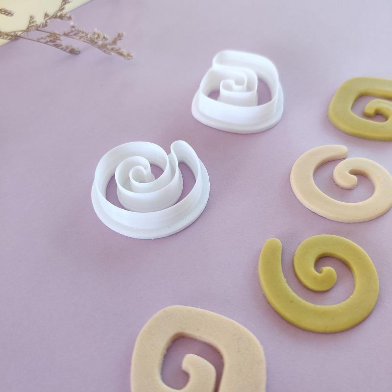Geometry Polymer Clay Shape Cutter  Irregular Round Oval Earring Cutters Earring Mould Clay Supplies Handmade DIY Jewellery