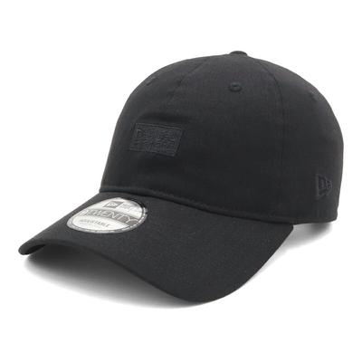 New Era 9TWENTY Mini Box Logo Outdoor Sizes OD 920 Stretch Box NER36O6129 Cap, Black, M/L, Cotton, Black, 14392279,