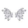 Clip-On Charm Earbud Jewelry 1Pair with Butterfly Design for Freeclip 1/2 Earphone Ear Clip for Travel, Parties, and Gift